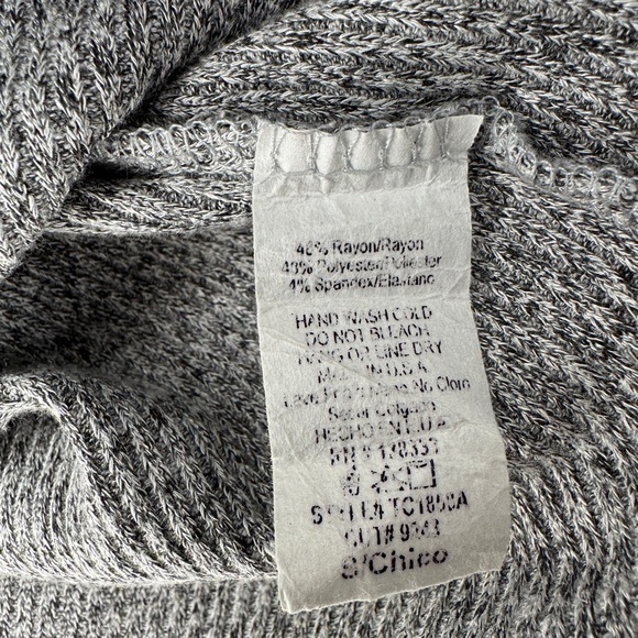 Heather Gray Open Sleeve Top - Picture 5 of 5